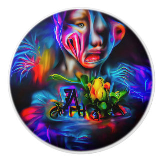 Bouton De Porte En Céramique Anthrophobie 2