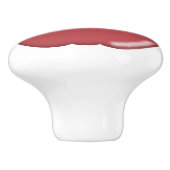 Bouton De Porte En Céramique Apple rouge (Côté)