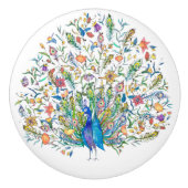 Bouton De Porte En Céramique Aquarelle (Devant)