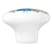 Bouton De Porte En Céramique Aquarelle (Côté)