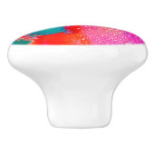 Bouton De Porte En Céramique Aquarelle (Côté)