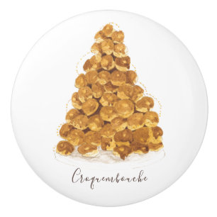 Bouton De Porte En Céramique Aquarelle Croquembouche