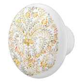 Bouton De Porte En Céramique Aquarelle florale de Faded Victorian (Droite)