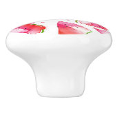 Bouton De Porte En Céramique Aquarelle pastèque 1 (Côté)