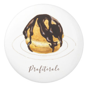 Bouton De Porte En Céramique Aquarelle profiterole