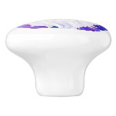 Bouton De Porte En Céramique Aquarelle Santa Claus (Côté)