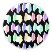 Bouton De Porte En Céramique Aquarelle Splash ! (Devant)