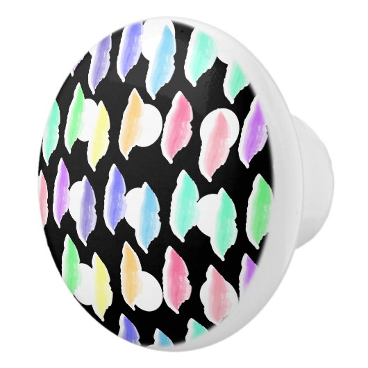 Bouton De Porte En Céramique Aquarelle Splash ! (Droite)