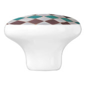 Bouton De Porte En Céramique Arabesque (Côté)