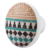 Bouton De Porte En Céramique Arabesque (Droite)
