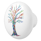 Bouton De Porte En Céramique Arbre de vie  (Droite)