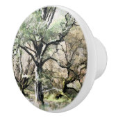 BOUTON DE PORTE EN CÉRAMIQUE ARBRES (Droite)