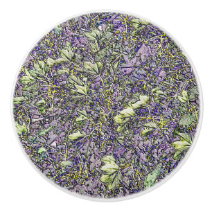 BOUTON DE PORTE EN CÉRAMIQUE ARBRES