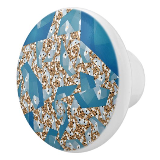 BOUTON DE PORTE EN CÉRAMIQUE ARBRES ET CIEL (Droite)