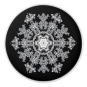 Bouton De Porte En Céramique Argent (Devant)