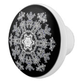 Bouton De Porte En Céramique Argent (Droite)