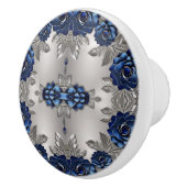 Bouton De Porte En Céramique Argent et sapeur (Droite)