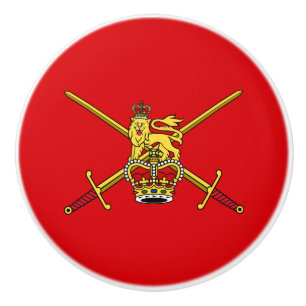 Bouton De Porte En Céramique Armée britannique (militaire britannique)