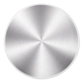 Bouton De Porte En Céramique Arrière - plan d'argent métallique (Devant)