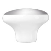 Bouton De Porte En Céramique Arrière - plan d'argent métallique (Côté)