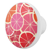 Bouton De Porte En Céramique Arrière - plan de cru de pamplemousse (Droite)