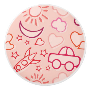 Bouton De Porte En Céramique arrière - plan de jouet