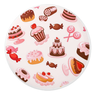 Bouton De Porte En Céramique Arrière - plan doux