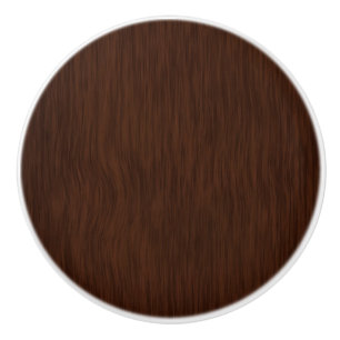 Bouton De Porte En Céramique Arrière - plan en bois foncé