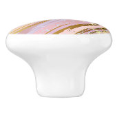 Bouton De Porte En Céramique Arrière - plan rose texturé (Côté)