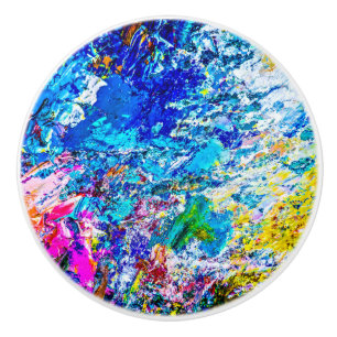 Bouton De Porte En Céramique Art de la palette de couleurs