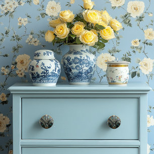 Bouton De Porte En Céramique Art Déco Gold Green Noir Art Nouveau