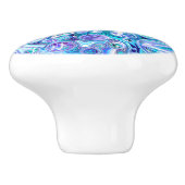 Bouton De Porte En Céramique Art fluide de Blue Rhapsody (Côté)
