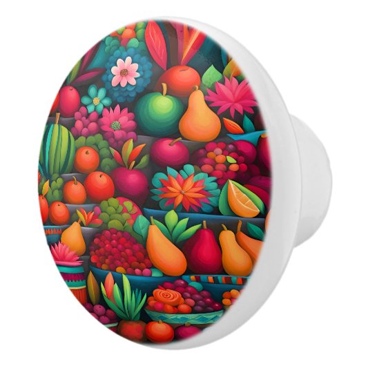 Bouton De Porte En Céramique Art mexicain (Droite)