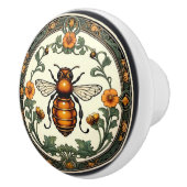 Bouton De Porte En Céramique Art Nouveau Bee-utiful (Droite)