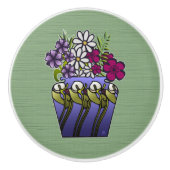 Bouton De Porte En Céramique Artiste Lily Vase (Devant)