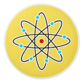 Bouton De Porte En Céramique Atom (Devant)