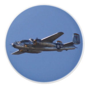 Bouton De Porte En Céramique Avion de guerre
