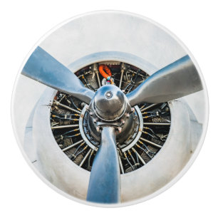Bouton De Porte En Céramique Avions de Douglas DC-3. Propulseur