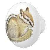 Bouton De Porte En Céramique Baby Chipmunk (Droite)