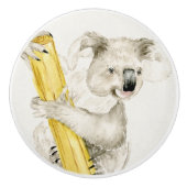 Bouton De Porte En Céramique Baby Koala | Cute & Furry (Devant)