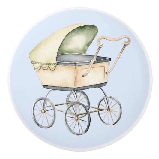 Bouton De Porte En Céramique Baby shower bébé (Devant)