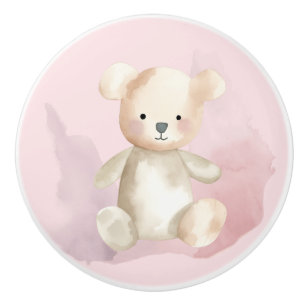 Bouton De Porte En Céramique Baby shower en peluche