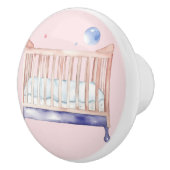 Bouton De Porte En Céramique Baby shower lit bébé (Droite)