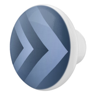 Bouton De Porte En Céramique Bague en pierre bleue