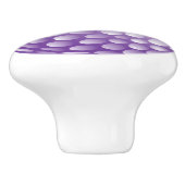 Bouton De Porte En Céramique Balle de golf pourpre (Côté)
