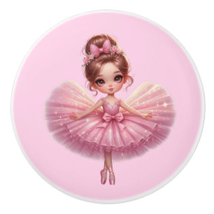 Bouton De Porte En Céramique Ballerina