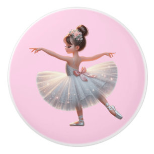 Bouton De Porte En Céramique Ballerina