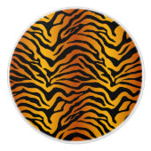 Bouton De Porte En Céramique Bande de tigre (Devant)