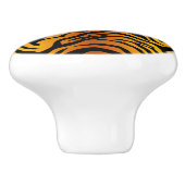 Bouton De Porte En Céramique Bande de tigre (Côté)