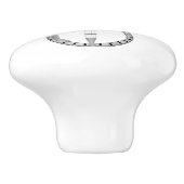 Bouton De Porte En Céramique Banjo Design Personalised (Côté)